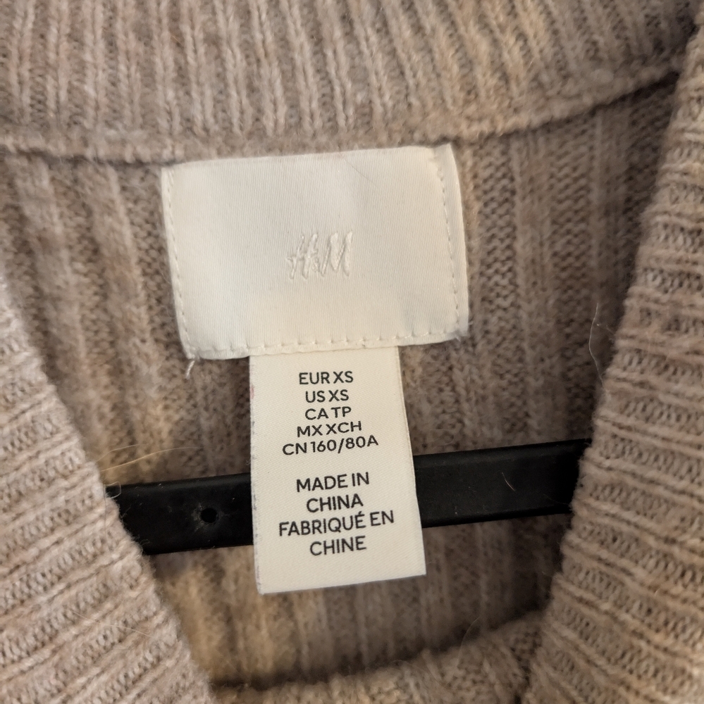 Moonstone wool blend sweater h&m